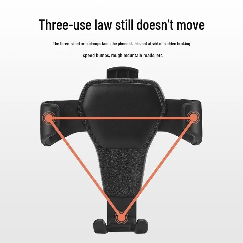 Držák na mobil do auta se senzorem gravitace s držákem do mřížky ventilace