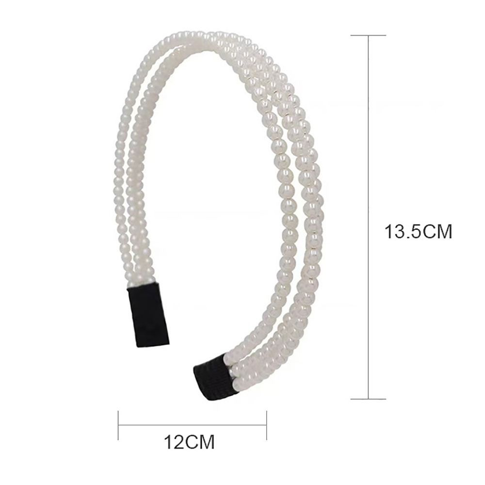 Hair Accessories Hairbands Three Layer Pearl Headbands Fashion Hair Hoop