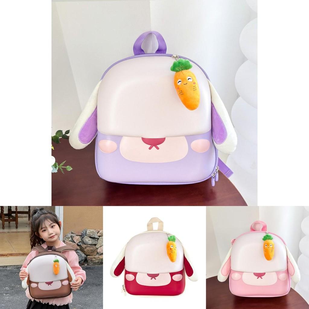 Trendy Oxford Cloth Bunny Backpack For Kids With Charming Colors For Everyday Use
