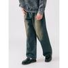 [Beams Heart] Jeans Blast Wide Straight Denim Men's DARK_INDIGO S