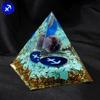 12 Zodiacs Orgone Crystal Pyramid,Amethysts Obsidians Healings Crystals Pyramid Constellations Pyramid for Money Health