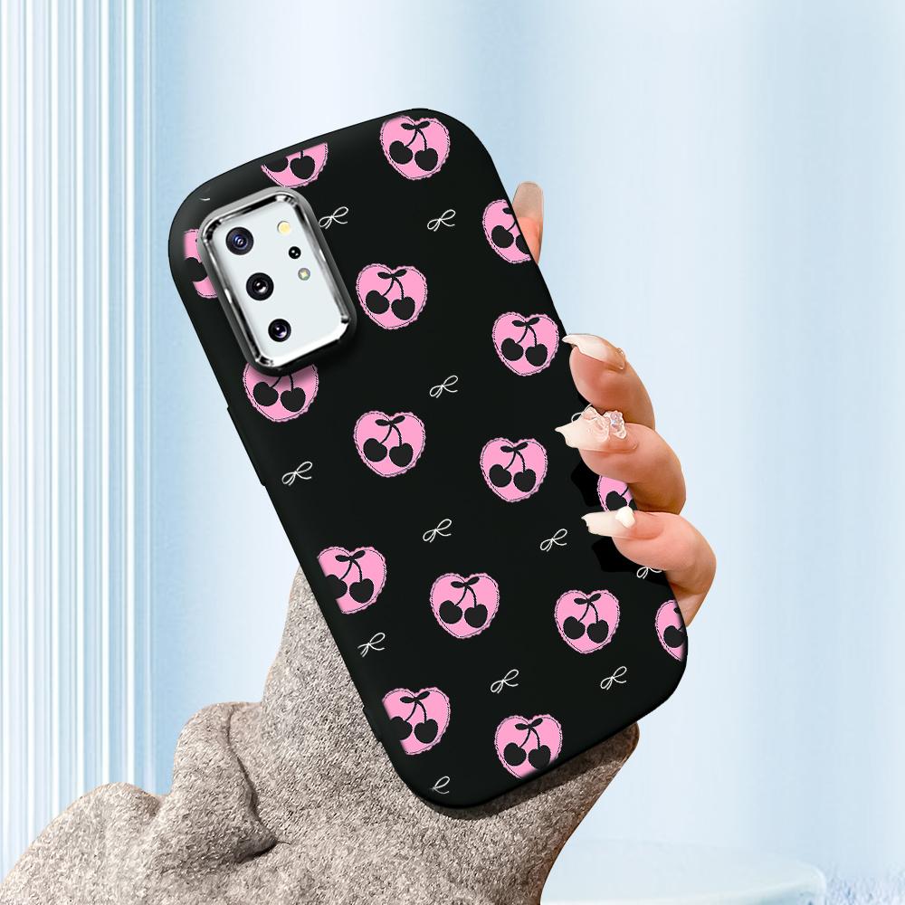 Einfarbige silberne Randlinse Fettgehäuse Weiche TPU-Flüssigsilikonabdeckung Stoßfeste Telefonhülle für Xiaomi Redmi Samsung