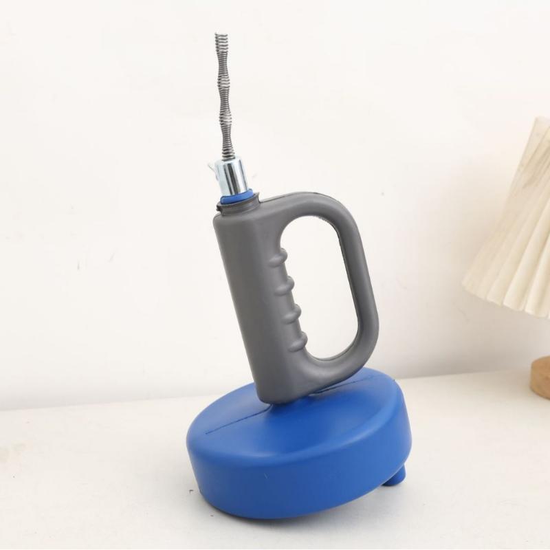 Easy Operation Drain Unblocker 3M Extendable Handheld Sewer Pipe Dredge Plunger for Toilet Sink Kitchen Bathroom