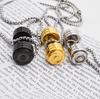 Temu Shein Necklace With Cartoon Dumbbell Pendant For Hip Hop Fashion And Mens Gift
