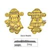 999 Pure Gold Wealth Cat Sticker: Prosperity Generator & Creative Gift for Mobile.