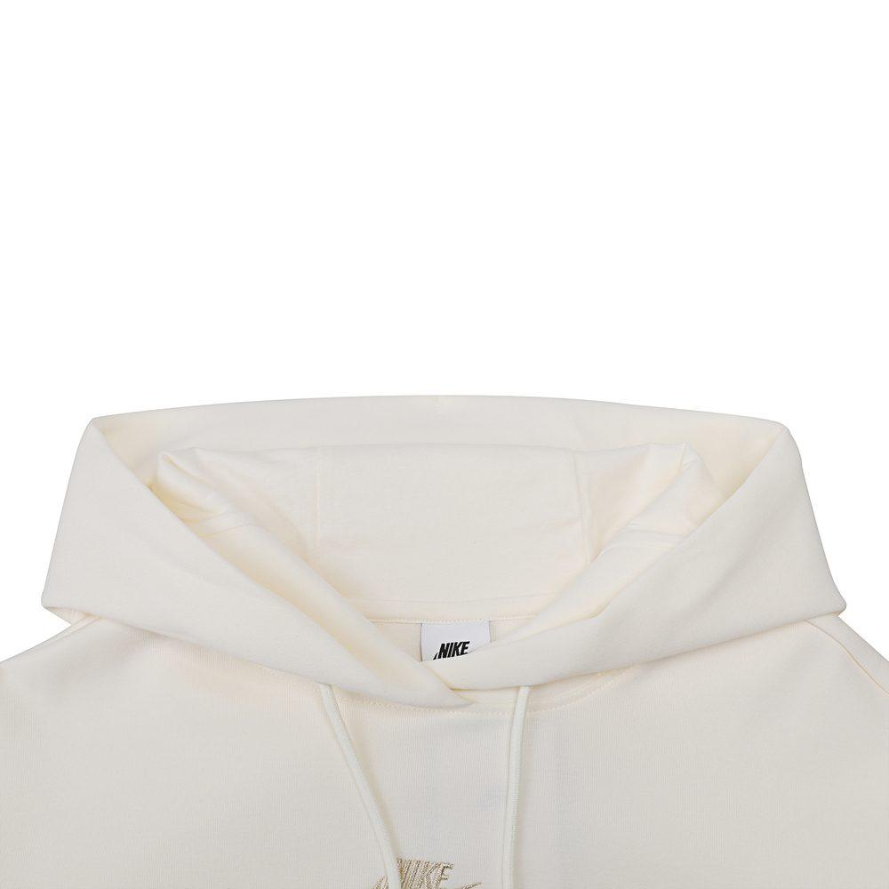 Nike Sweatshirts Women's White Hooded Non Detachable Moderate Regular FV3977-133