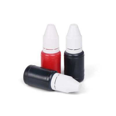 School Supplies Office Photosensitive Blue Black Red 10ml Seal Stamp Oil Inkpad Flash Refill Ink