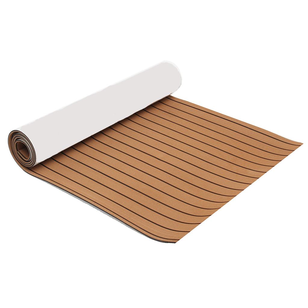 Self-Adhesive EVA Foam Marine Boat Yacht Flooring 3000x900x6mm Faux Teak Decking Sheet Pad Boat Decking Decor Mat