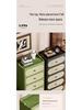Nordic Style Movable Storage Cabinet with Drawers for Living Room or Bedroom