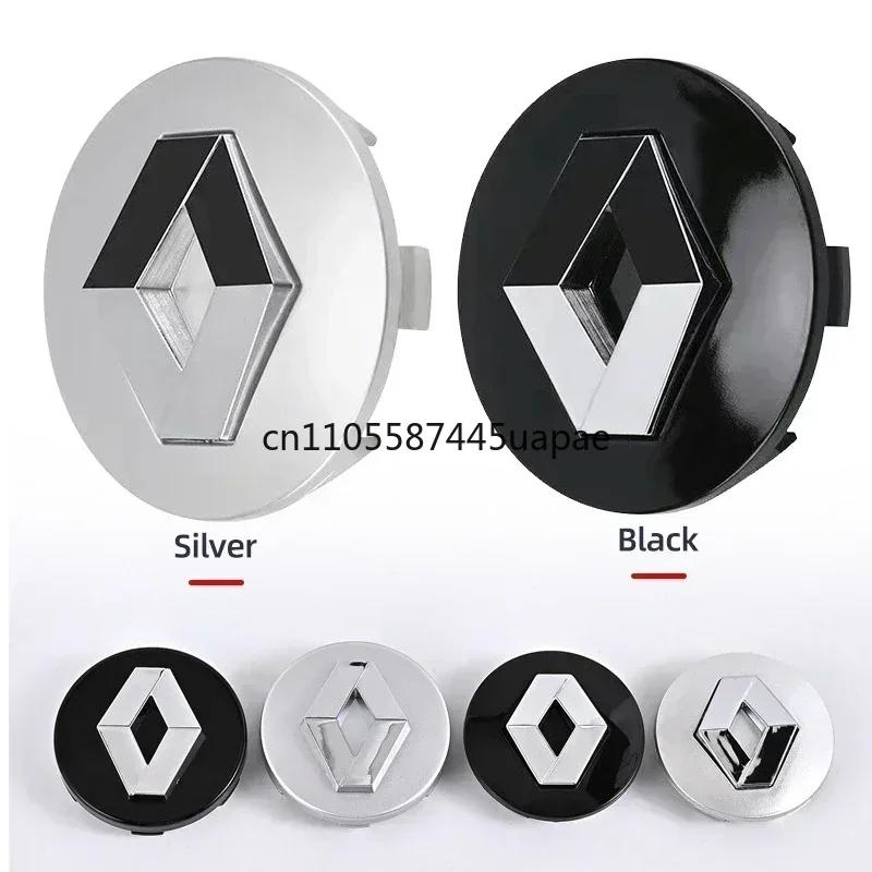 2026 Hot For Renault Hub Caps For Renault Megane 2 3 Clio 4 5 Trafic Captur Emblems Kangoo Zoe 4PCS 57mm 60mm Car Wheel Center C