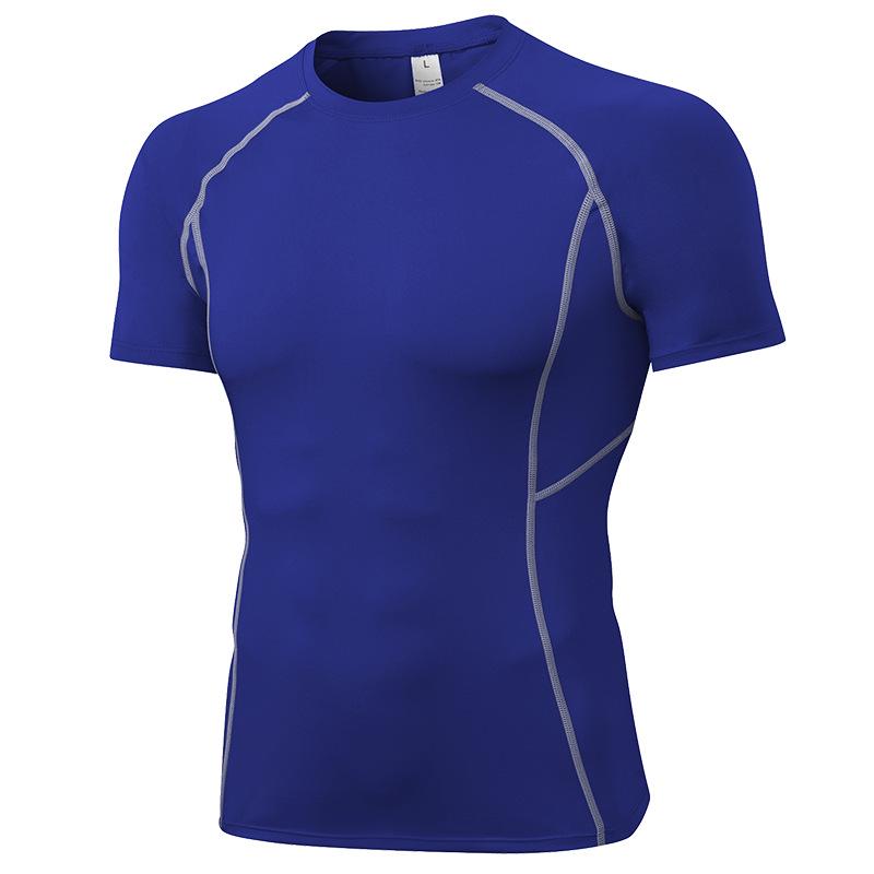 Men's Pro Performance Compression T-Shirt - Elastic, Sweat-Wicking, Quick-Dry, Short Sleeve 1008