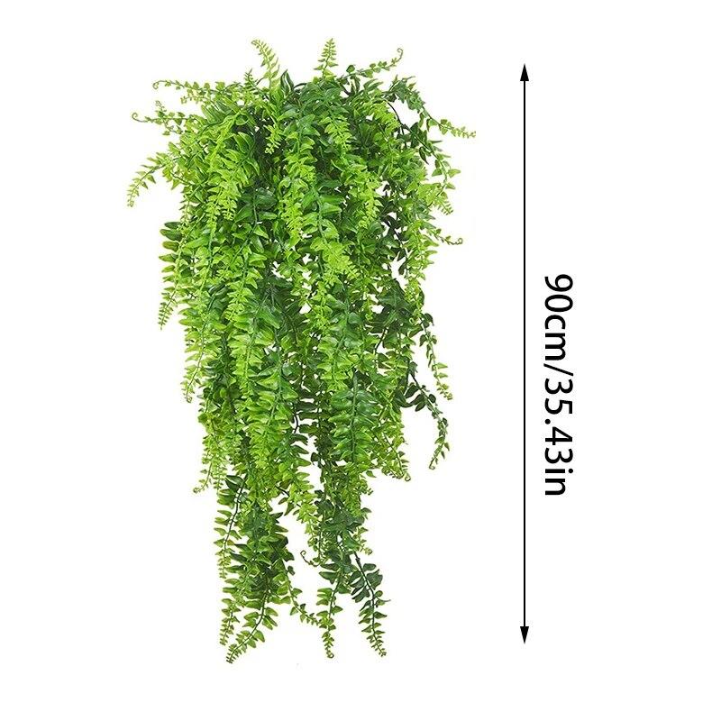 

1 шт., персидские листья папоротника, лозы, украшения для дома и сада, аксессуары, настенное украшение для свадебной вечеринки, балкона 1pc