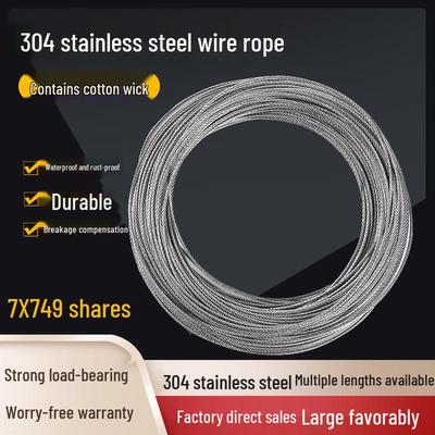 304 Stainless Steel Clothesline Wire Rope & Hand-Crank Balcony Drying Rack Replacement Accessories.