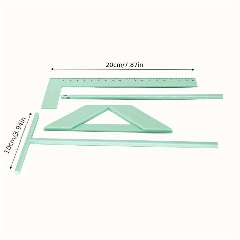 1set Multi-Functional Ruler DIY Journal Scrapbook Cover Making Kit Book Binding Positioning School Supplies