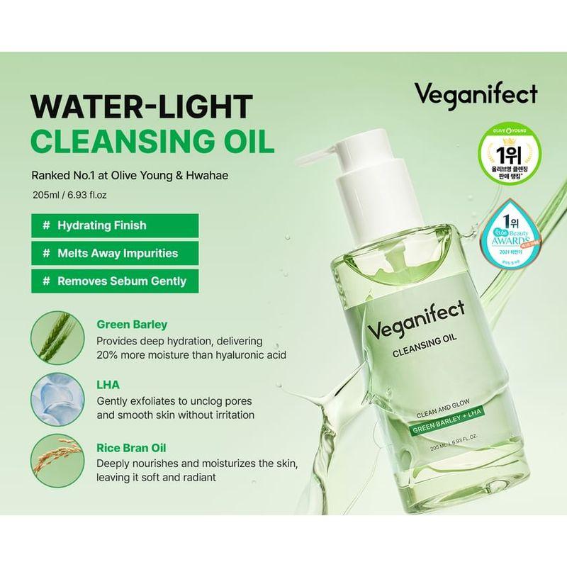 Veganifect - Clean And Glow Green Barley Cleansing Oil