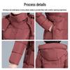 2025 Mid-Length Cotton Padded Jacket: Warm Winter Coat for Middle-Aged & Elderly Women