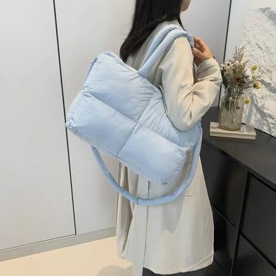 Casual Fashion Versatile Solid Nylon Shoulder Satchels Exclusive Design Super Cool Personality Bags