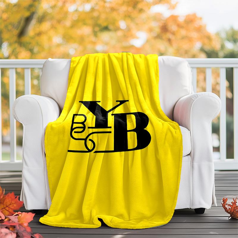 1pc Football Team (26) Theme Blanket - Digital Print, Polyester, Cozy for All Seasons, Perfect for Outdoor, Camping, and Travel