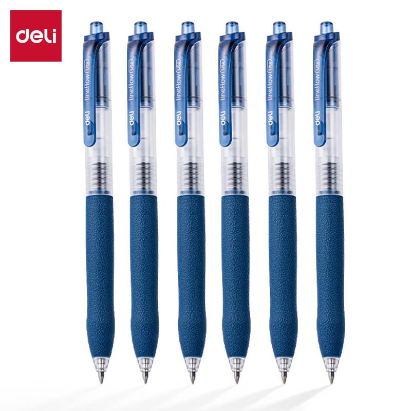 Deli Smooth 0.5mm Retractable Gel Pen