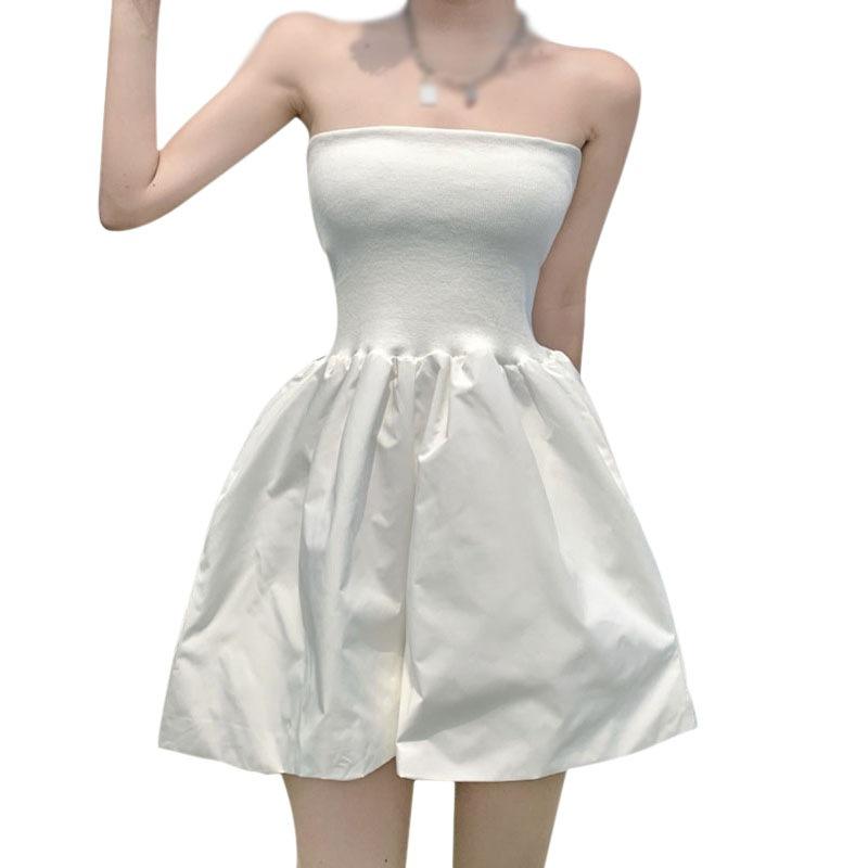 Women's Jumpsuit High Waist Casual Strapless Jumpsuit Shorts