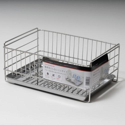 PEARL METAL Mini Stainless Steel Draining Basket, At Aqua, HB-3938, Silver