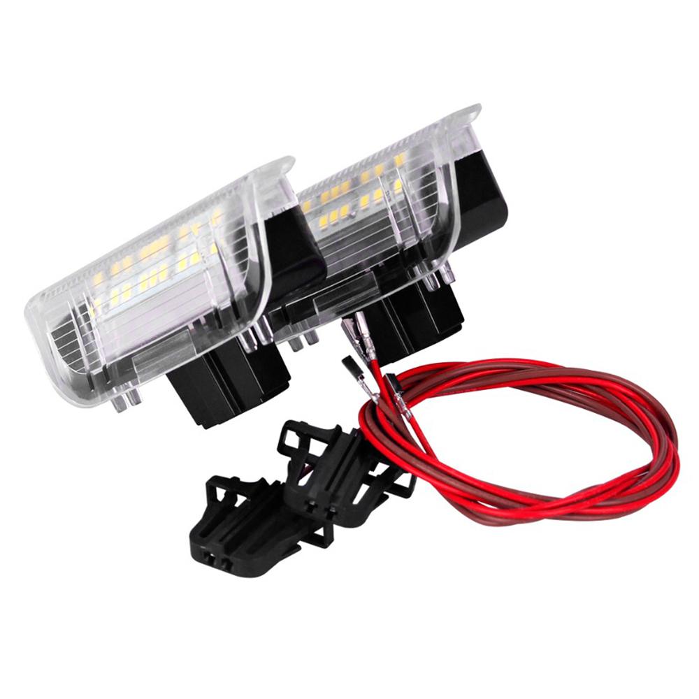 

Для VW Golf 5 6 7 7.5 T-ROC CC Passat Jetta Tiguan Variant Phidnon Scirocco Touran автоматический сигнальный фонарь 2 шт. 12 В светодиодный дверной фонарь автомобиля белый