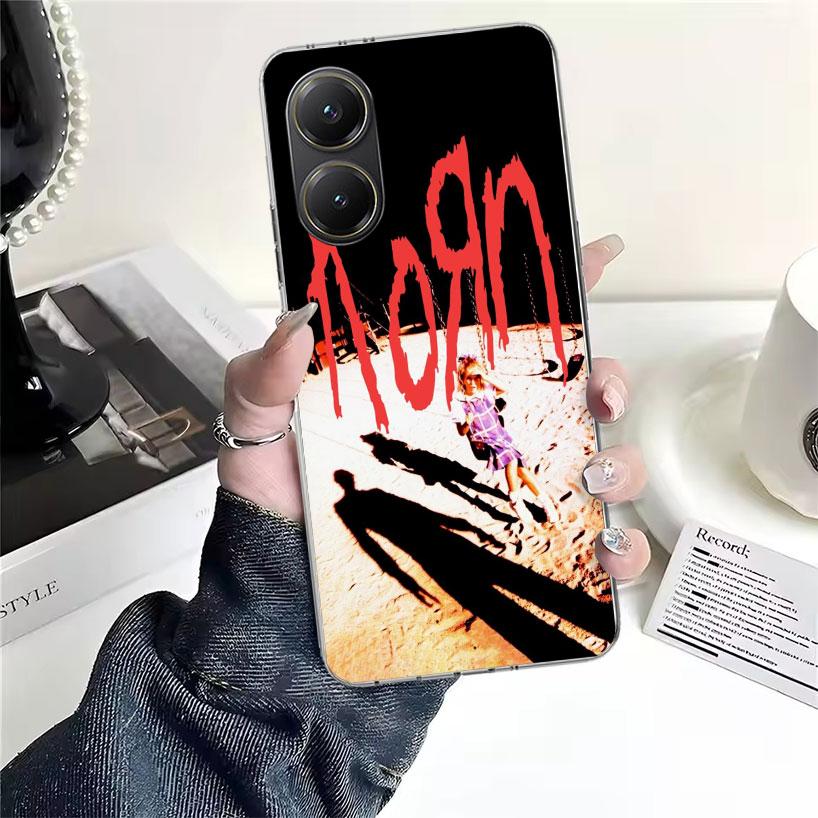 K-Korn Rock Band Soft Phone Case For Xiaomi Redmi 15C 15 13C 13 Poco X5 X6 X7 F7 Ultra M7 12C 12 10 10C 9C 9A 9T 9 Fundas Poco X