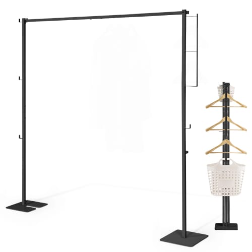 LORAK Indoor Clothes Drying Tower, Measures Approximately 175cm W X 25cm D X 160cm H When Open, Folds To Store In a Closet or Behind a Door, Clothes D