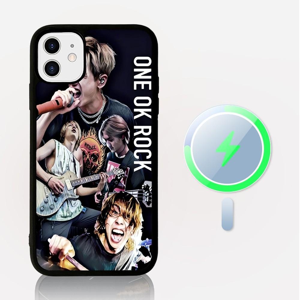 ONE OK ROCK Band Phone Case Magesafe Magnetic Wireless Charge Case For iPhone 16 11 12 13 14 15 Pro Max Plus Mini
