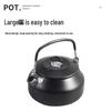 Portable Outdoor 304 Stainless Steel Camping Kettle and Coffee Pot