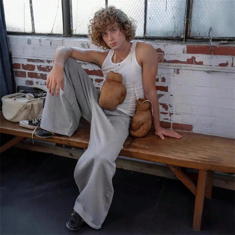 Amerikanische High Street Hip-Hop-Freizeithose, neue lockere, weite lange Hose