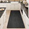 Rubber Non-Slip Quick Dry Absorbent Thin Bathroom Rugs Fit Under Door Bathroom Floor Mats-Shower Rug for In Front of Bathtub, Sink