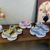 Youth Style Shoes Kids Chunky Sneakers Boys Girls Lightweight Breathable Mesh Casual Running Shoes