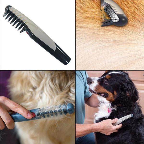 Premium Quality Electric Pet Grooming Flea Comb For Effortless Grooming Of Dogs And Cats