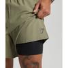 Gymshark Land To Water 6  Shorts Utility Green A5a6i Ecjp.