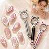 Strong Hollow Out Cat Eye Magnet Sphere/Round Ring Manicure Tools  Nail Technician Beginner