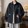 Men's Shirt Jacket Autumn Workwear Cardigan Coat Casual and Trendy Autumn Coat