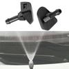 Front Windshield Nozzle Wiper Nozzle Wiper Spray Washer Black