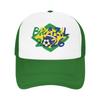 Brazil Football Match Mesh Baseball Cap Adult Sun Caps Usa Canada Mexico Soccer Hats Adjustable Summer Trucker Caps