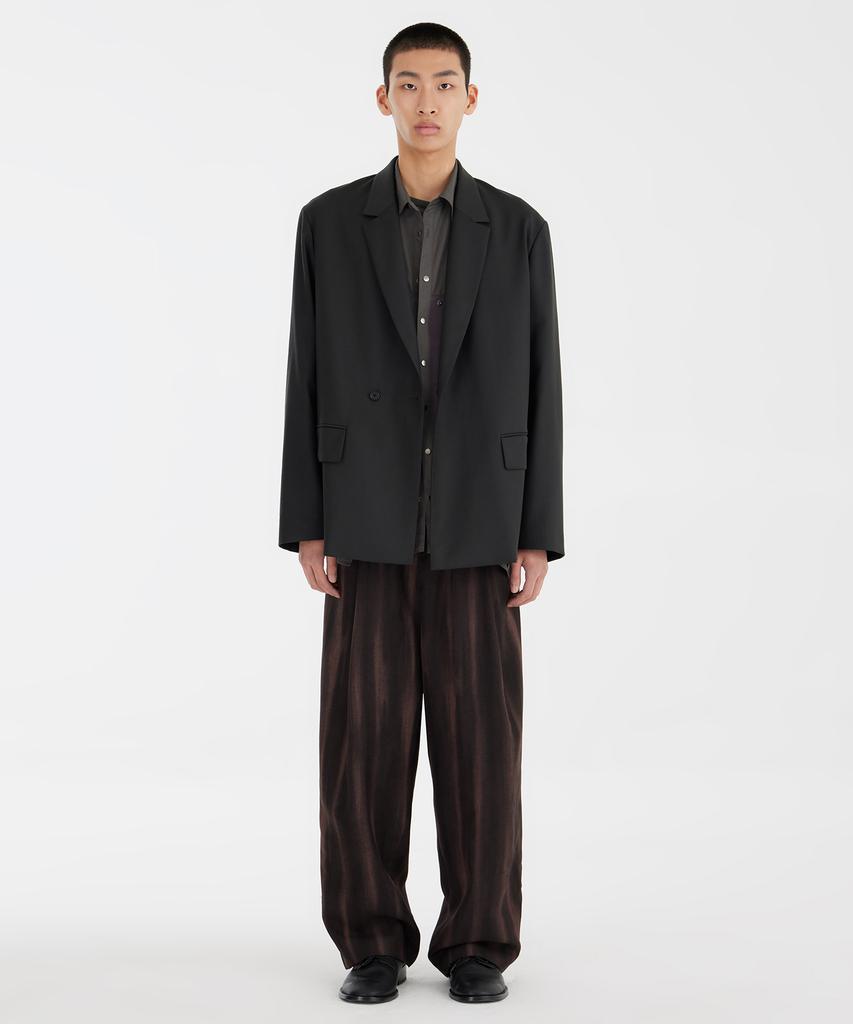 YOUTH Structured Wide Pants - Brown