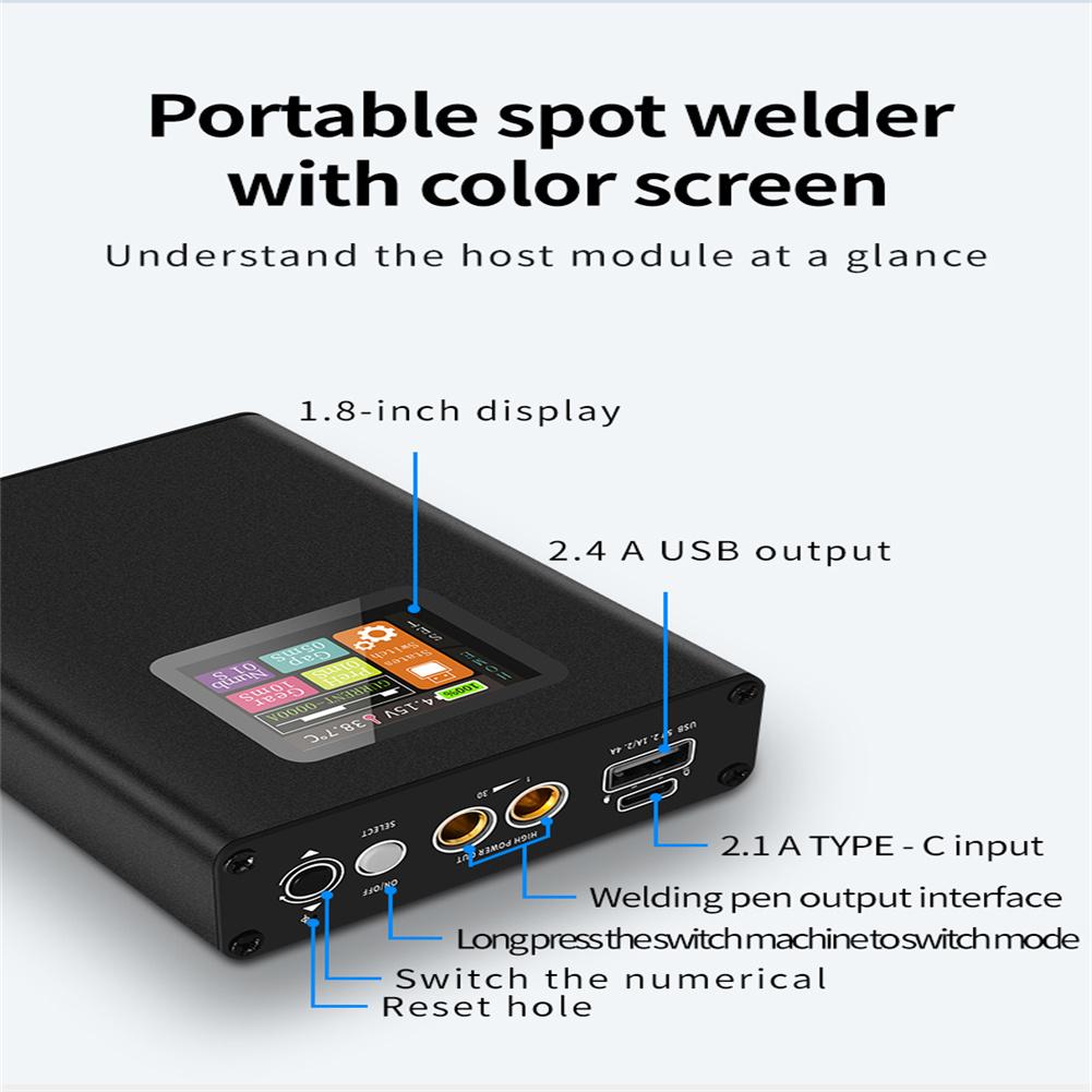 Professional Spot Welding Machine Portable Lightweight Handheld 18650 Lithium Battery Spot Welder Diy Kit