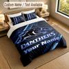Bedding Set 1 Duvet Cover 2 Pillowcases Penrith Panthers Print Soft Bed Linen Bedroom Decor