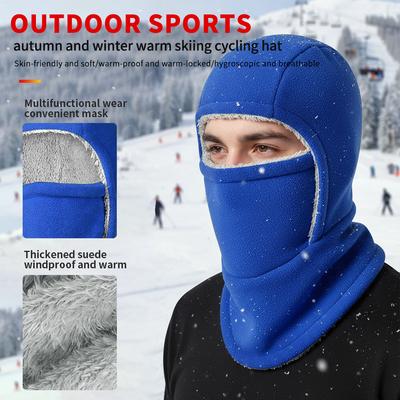 Warm Fleece Lined Balaclava for Adult Winter Windproof Face Mask for Outdoor Cycling Skiing Motorcycle Cold Weather Protection