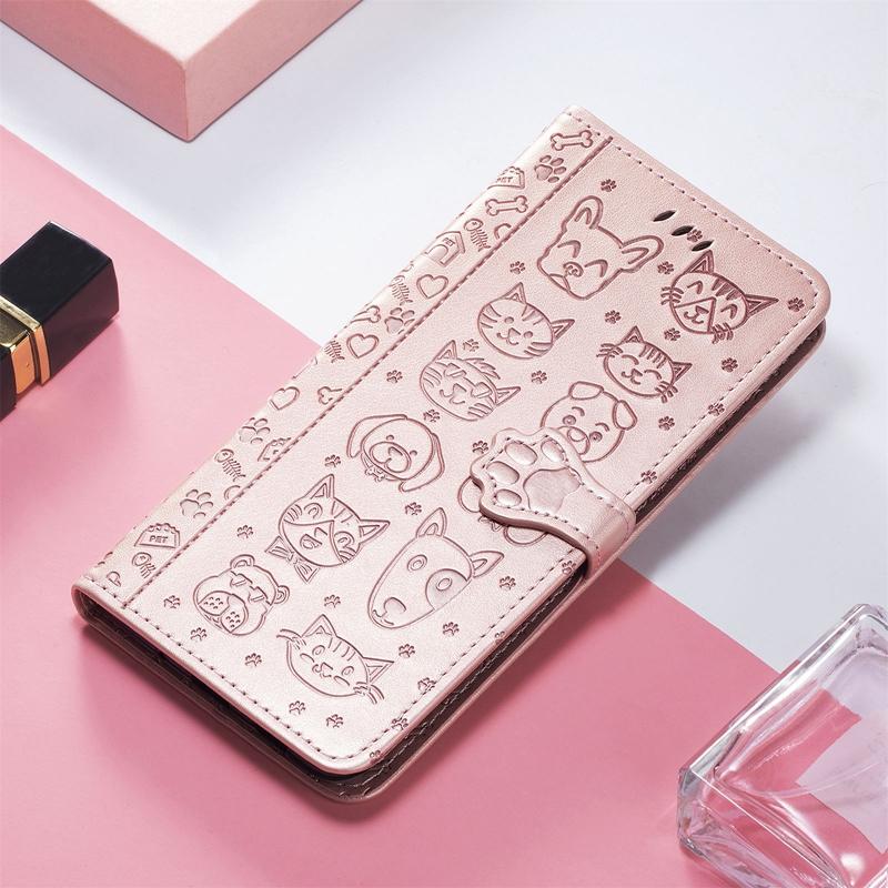 PU Leather Phone Case for iPhone Samsung Google Pixel Xiaomi Redmi Honor Wallet Case with 3 Card Slots