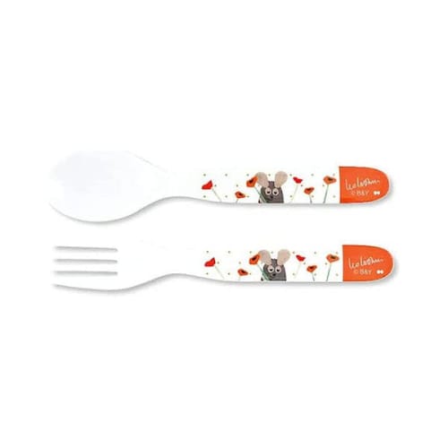 K. Onishi Leo Lionni LL Melamine Spoon & Fork Frederick RD LLA-551
