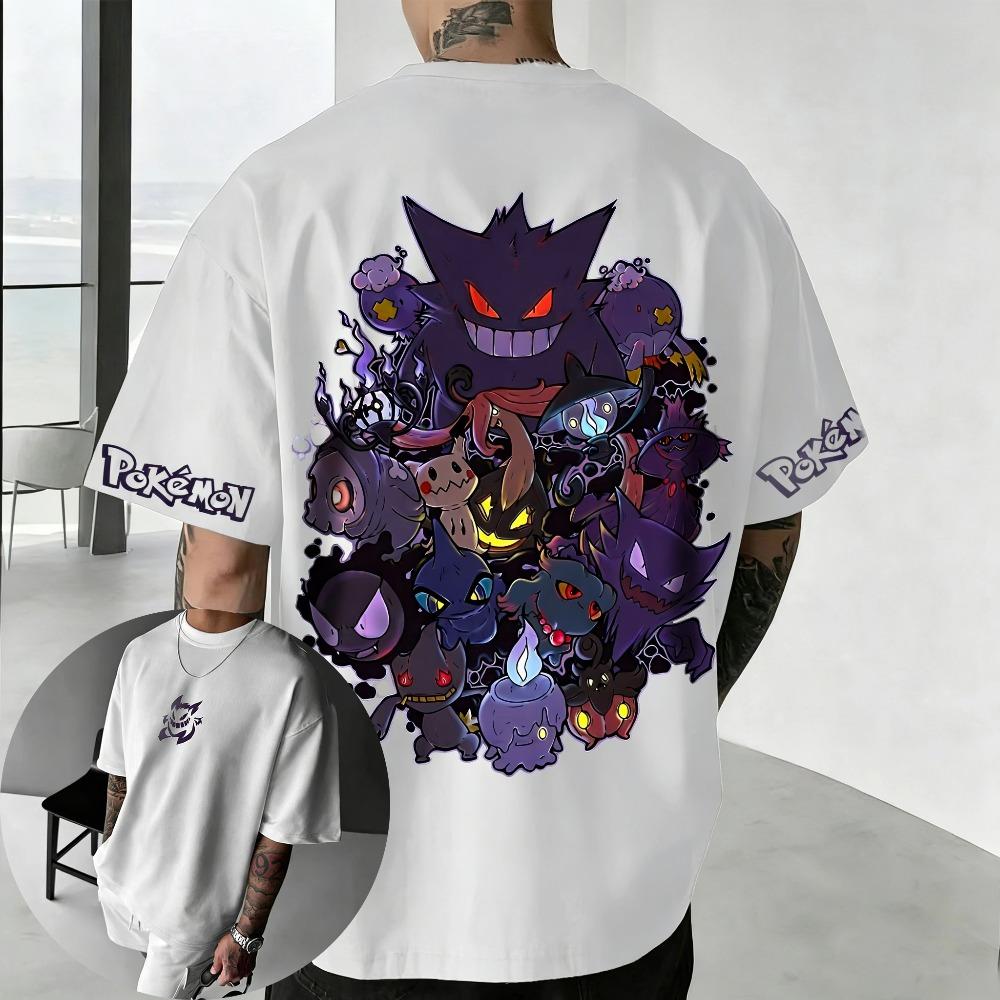 Summer Harajuku Anime Printed Y2K Hip Hop Casual Neutral T-shirt