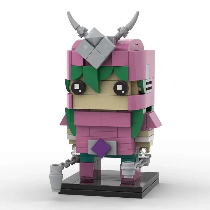 Japan Anime Series Action Figure Building Blocks MOC Saints Seiyaed Hyogas Athena Ikki Shiryus Cartoon Doll Model Kids Toys Gift