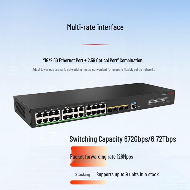 H3C S5000NV6-20T4N4NS-EI 24-Port Managed Enterprise Switch
