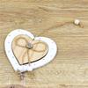 European Wooden Heart Ornaments - Handmade Wedding Pendants & Home Accessories