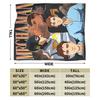Dispatch Game Mecha Man Flannel Blanket Spring  Super Warm Bedding Throws for Living Room Funny Bedspread Sofa Bed Cover
